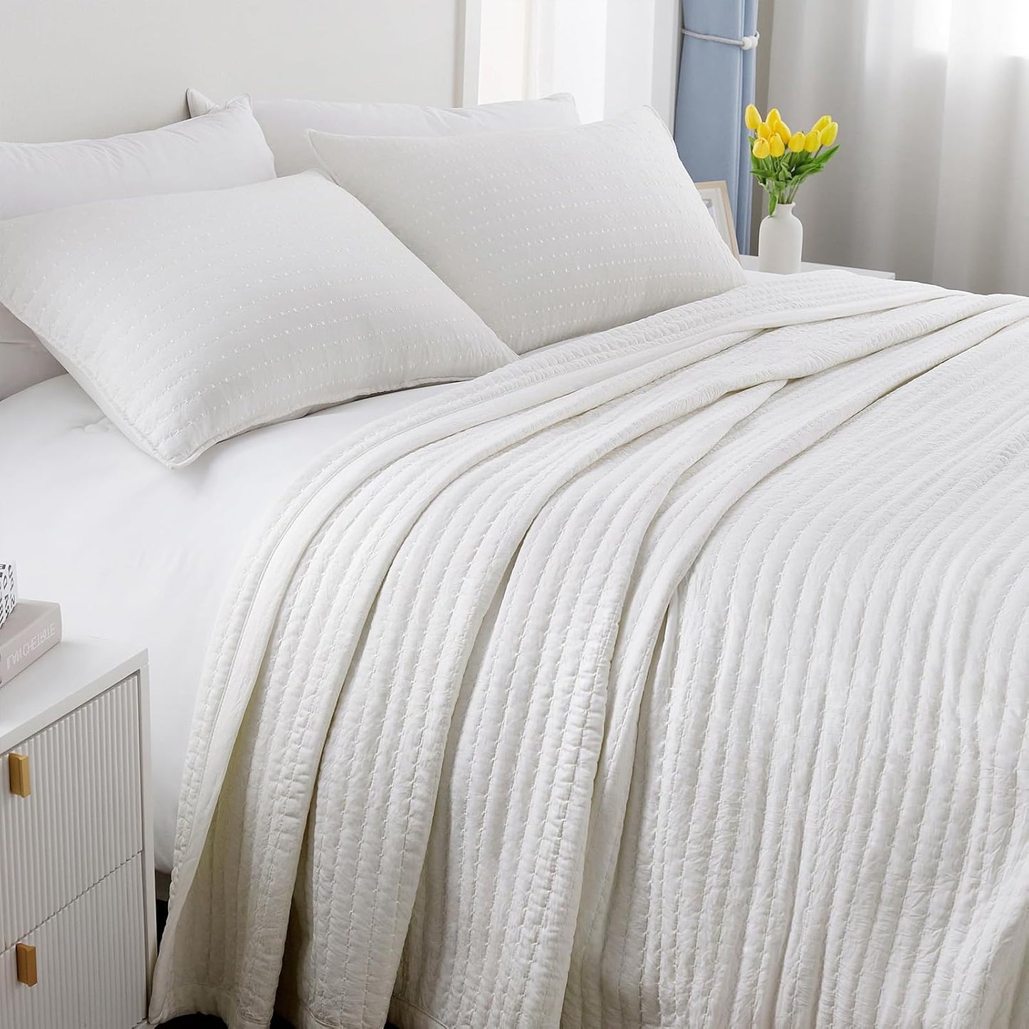 Oversized Queen Quilt Set for All-Season Comfort and Style
