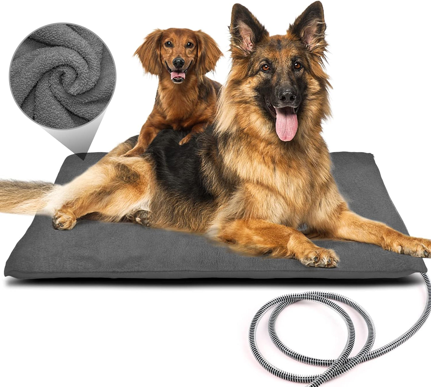 PETNF Outdoor Heated Pet Bed for Dogs and Cats, XL Size