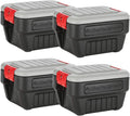 Rubbermaid ActionPacker 8 Gal Lockable Storage Box 4-Pack - Rugged