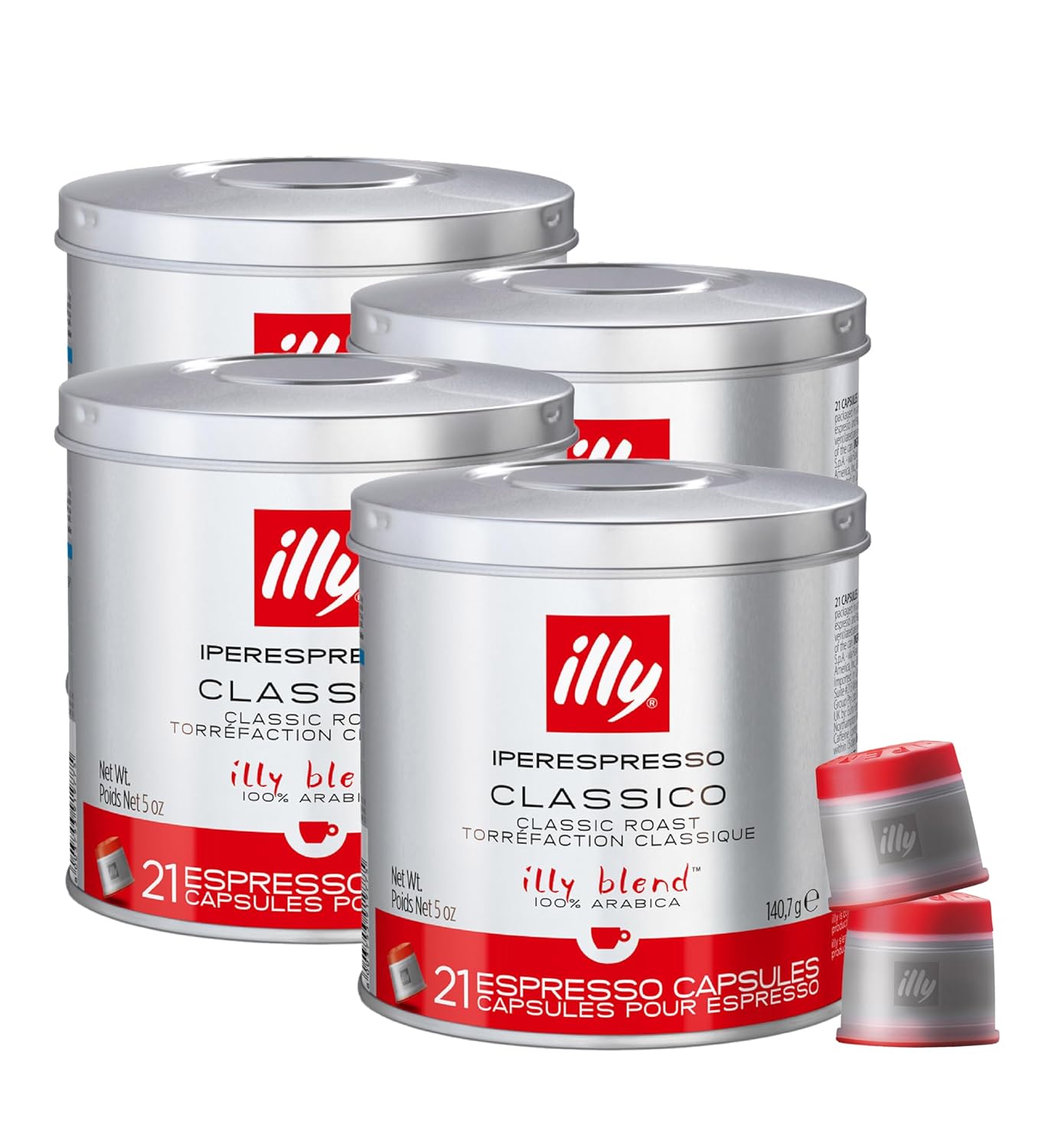 Illy iperEspresso Capsules - Classico Medium Roast Coffee Delight