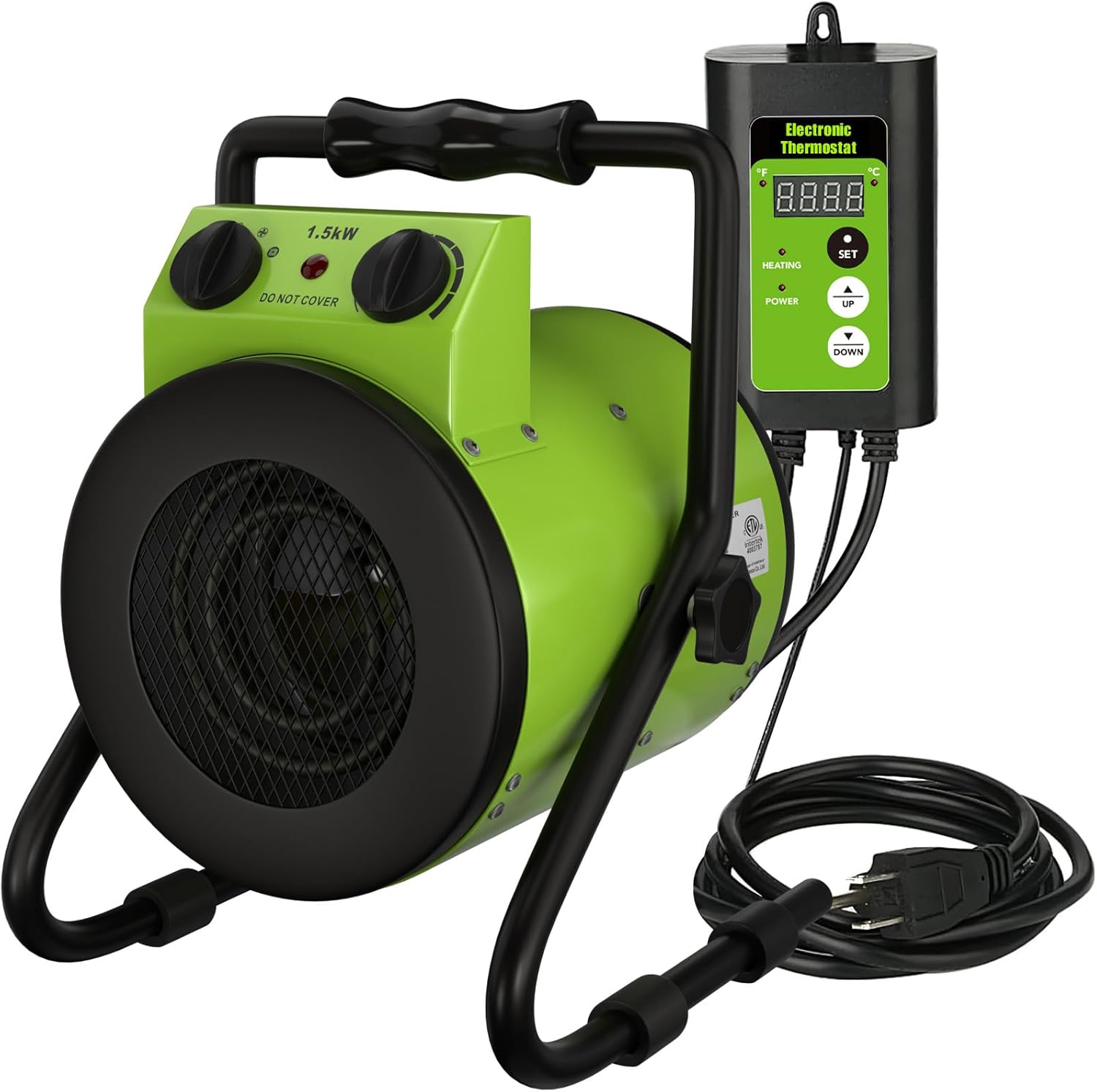 1500W Gardtech Greenhouse Heater: Fast Heat!