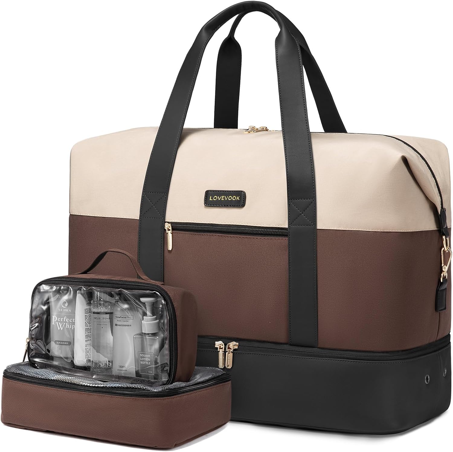 LOVEVOOK Weekender Bag: Large Travel Duffel for Women