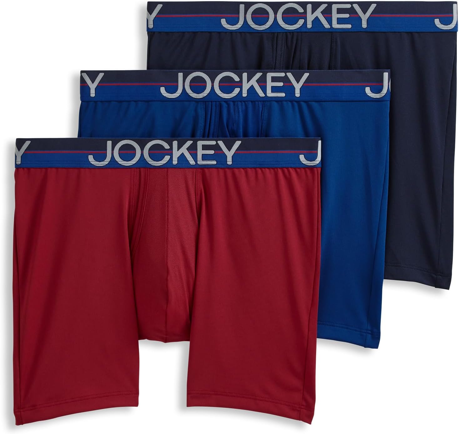 Jockey Men's Underwear Infinite Cool Microfiber Stretch Boxer Briefs