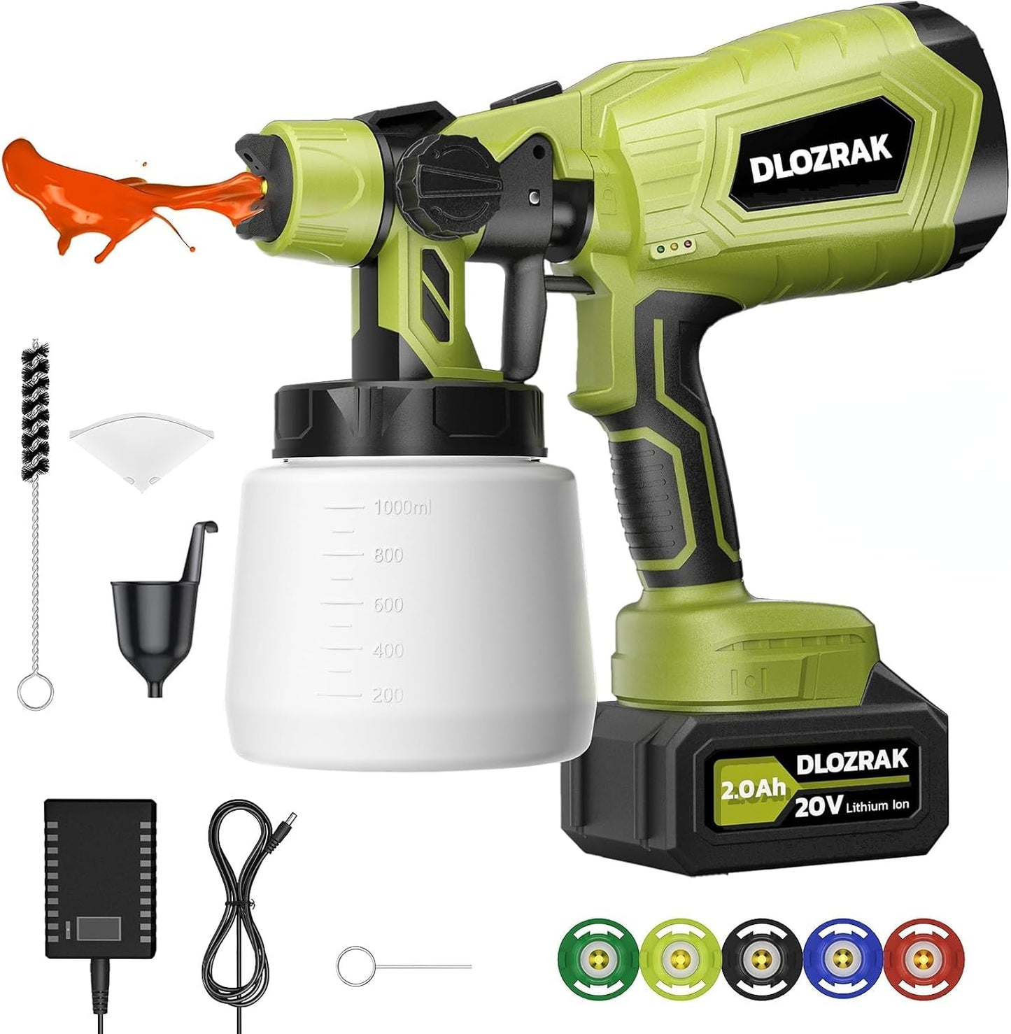 Durable Cordless Paint Sprayer for Makita 18V Batteries