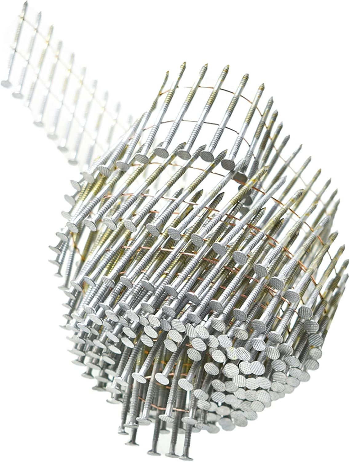 2Inch x 0.092Inch Collated Wire Coil Siding Nails for Projects