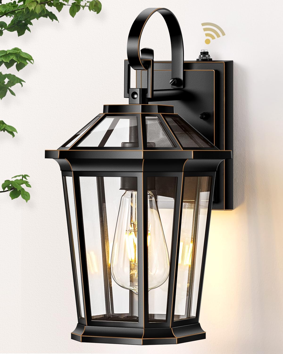 VIANIS Dusk to Dawn Outdoor Wall Lighting for Modern Homes