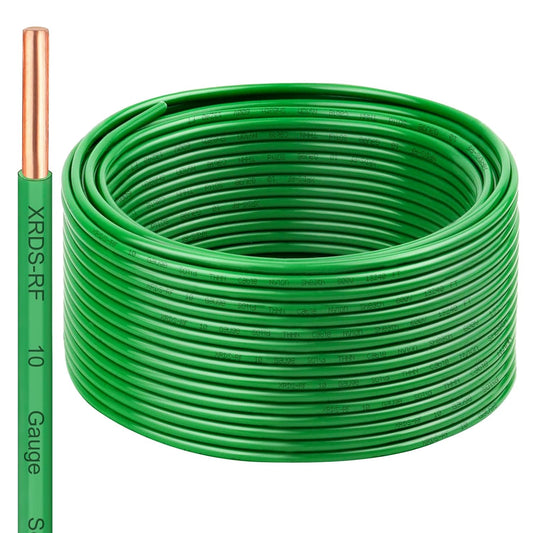 10 AWG THHN Wire 100FT for Grounding and Electrical Wiring