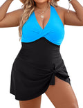 Blooming Jelly Plus Size Swim Dress One Piece - Tummy Control Fit