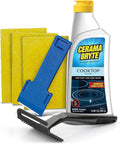 Cerama Bryte Glass Cooktop Cleaner Combo Kit - Heavy-Duty Care