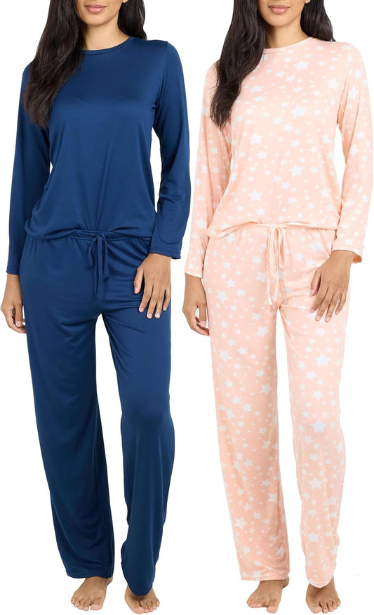Real Essentials Women's Pajama Set: Soft, Breathable Comfort
