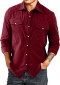 Men's Corduroy Shirt Jacket Shacket - Casual Warm Layer