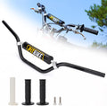Universal 7/8 in 22mm Dirt Bike Handlebars Black - Upgraded 6061-T6