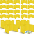 24 Pcs Desk Dividers for Students - Classroom Privacy Boards Yellow