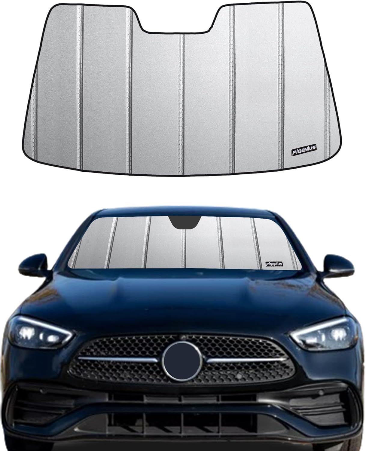 Custom Windshield Sunshade for Mercedes-Benz C-Class Sedan 2015-2021