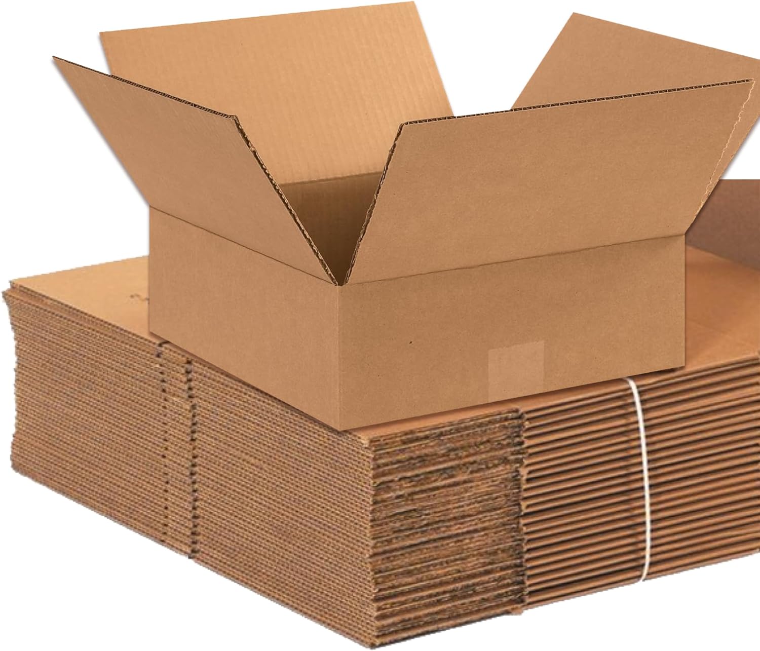 AVIDITI Shipping Boxes Flat 12L x 12W x 4H for Packing Needs