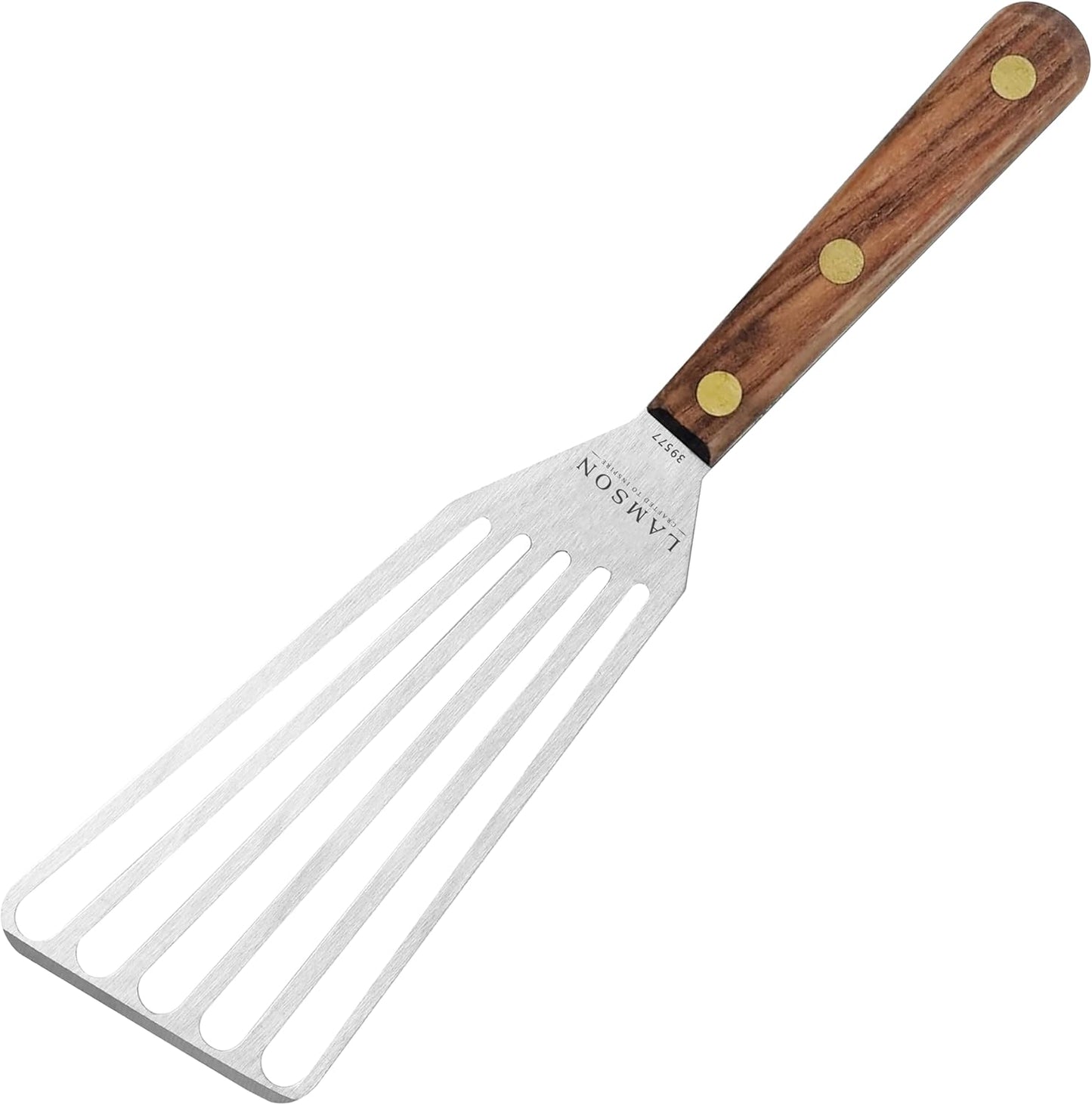 Lamson Metal Spatula Slotted Turner for Perfect Cooking