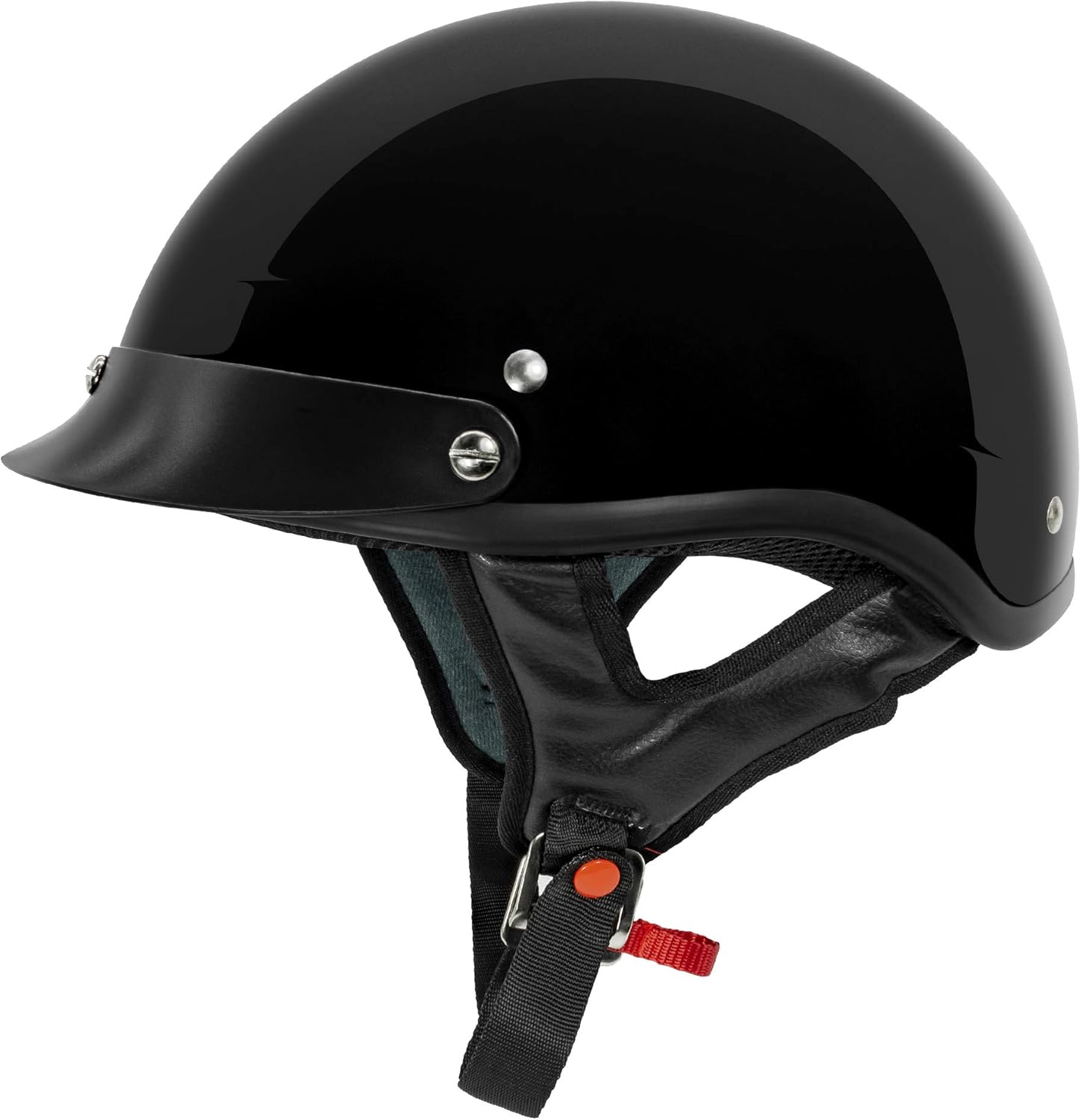 VCAN Cruiser Solid Half Face Motorcycle Helmet for Safety and Comfort