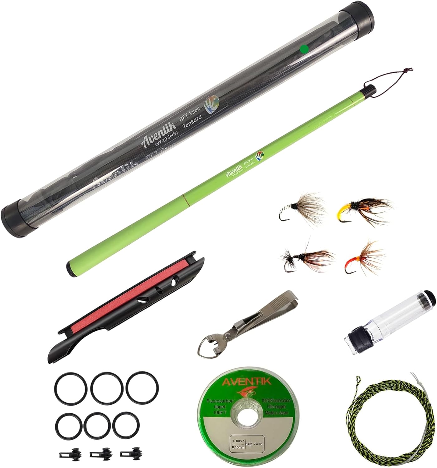 Aventik FreshStart Tenkara Rod Kit for Beginners, 7ft/8ft Options