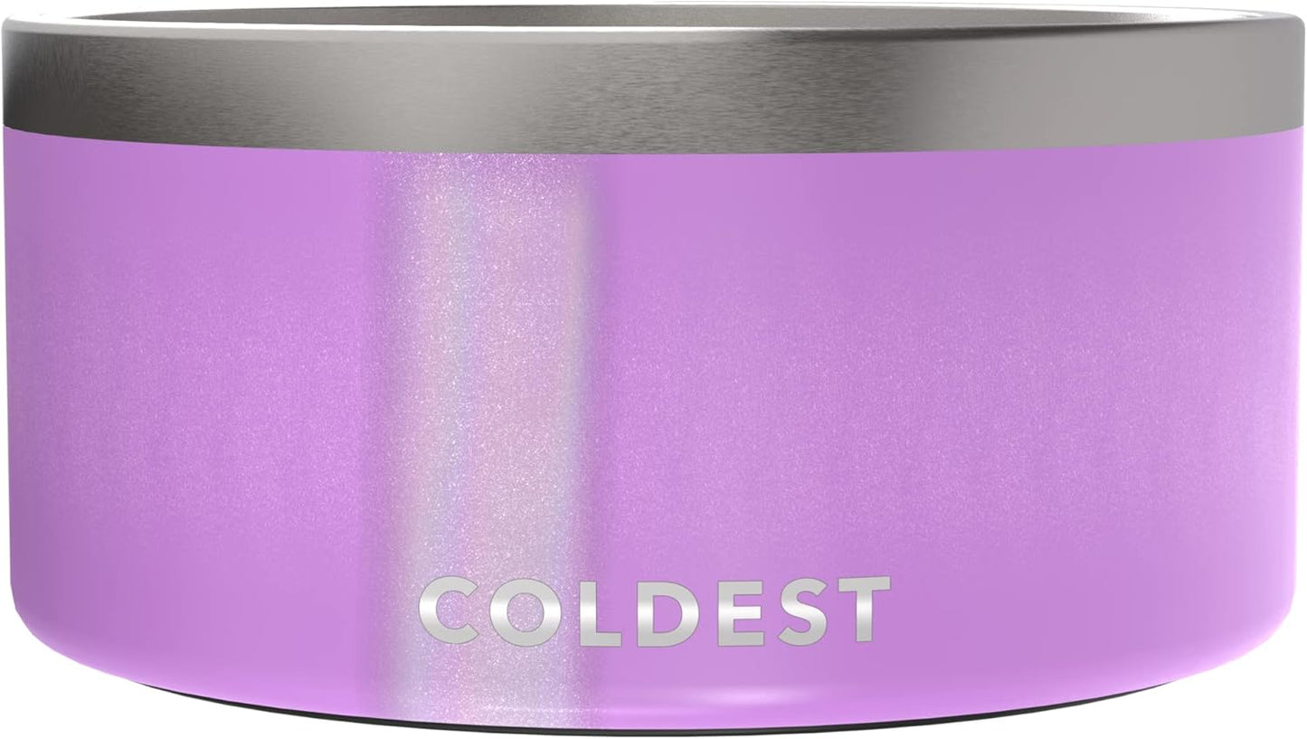 Coldest Dog Bowl - Heavy Duty Insulated Stainless Steel Design