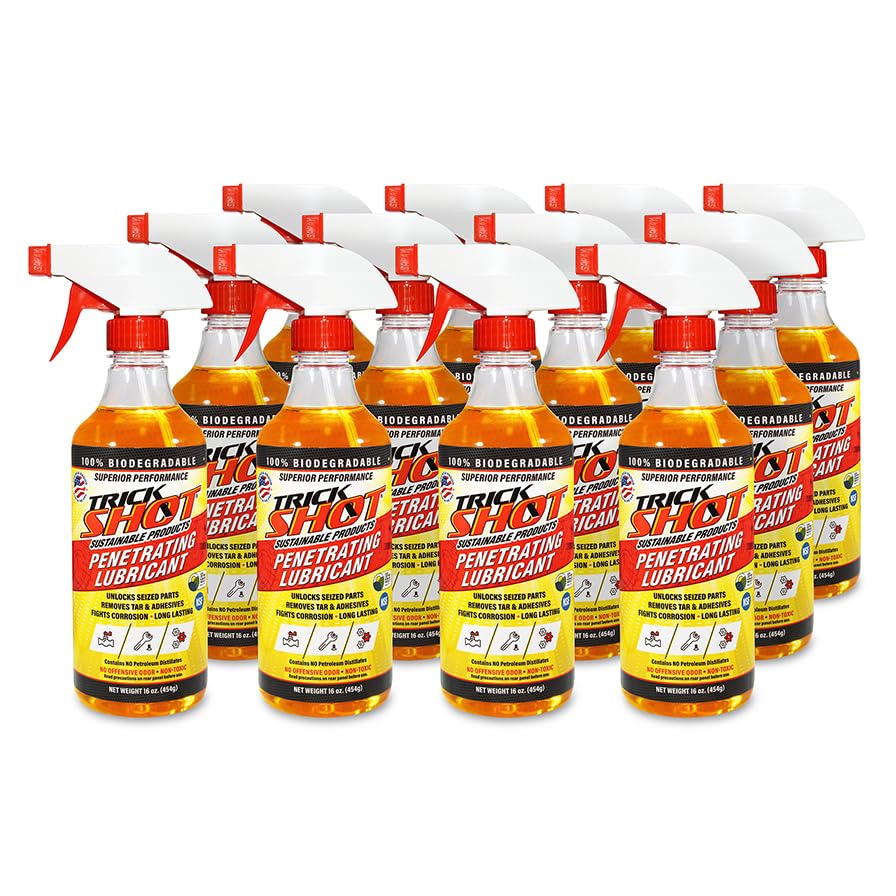 Trick Shot Penetrating Lubricant - Eco-Friendly 16-Ounce Sprayer