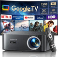Projector1200 ANSI 4K Google TV Projector - Bright Native 1080P