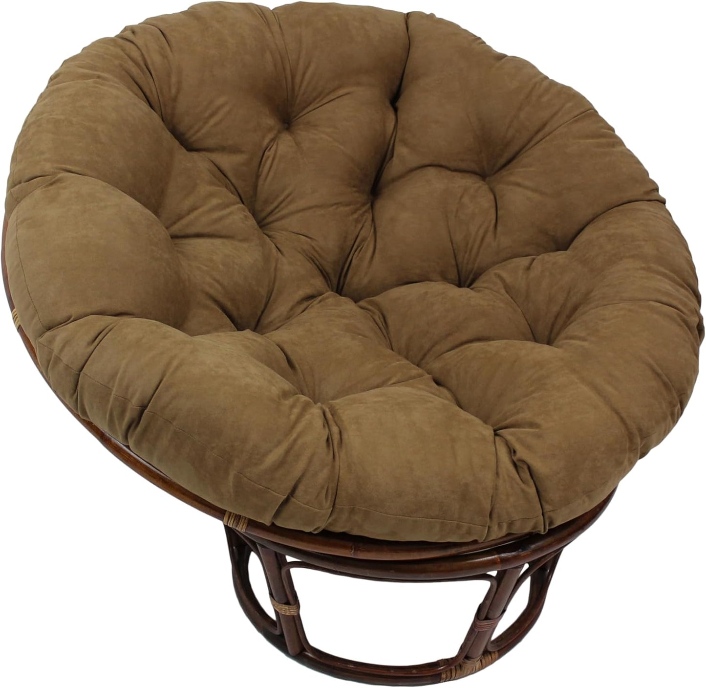 Blazing Needles Papasan Cushion in Camel - Comfort Redefined