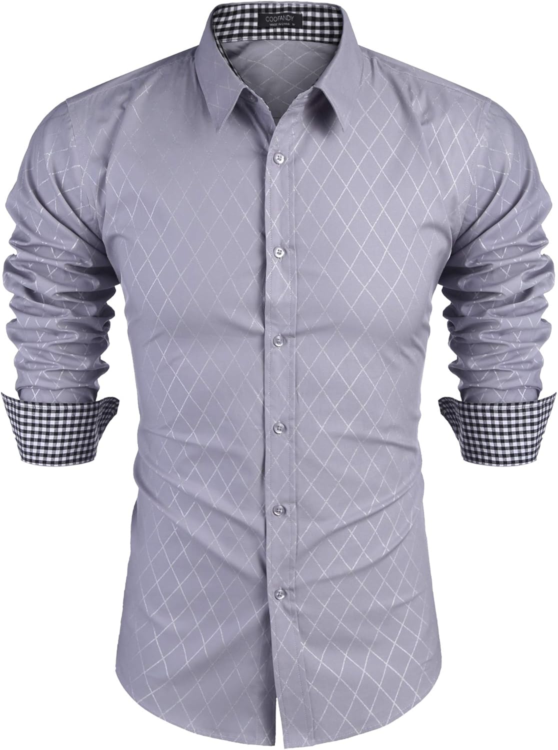 COOFANDY Men's Business Dress Shirt for Stylish Casual Wear