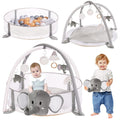 5-in-1 XL Large Baby Gym & Ball Pit Play Mat - Versatile Developmental