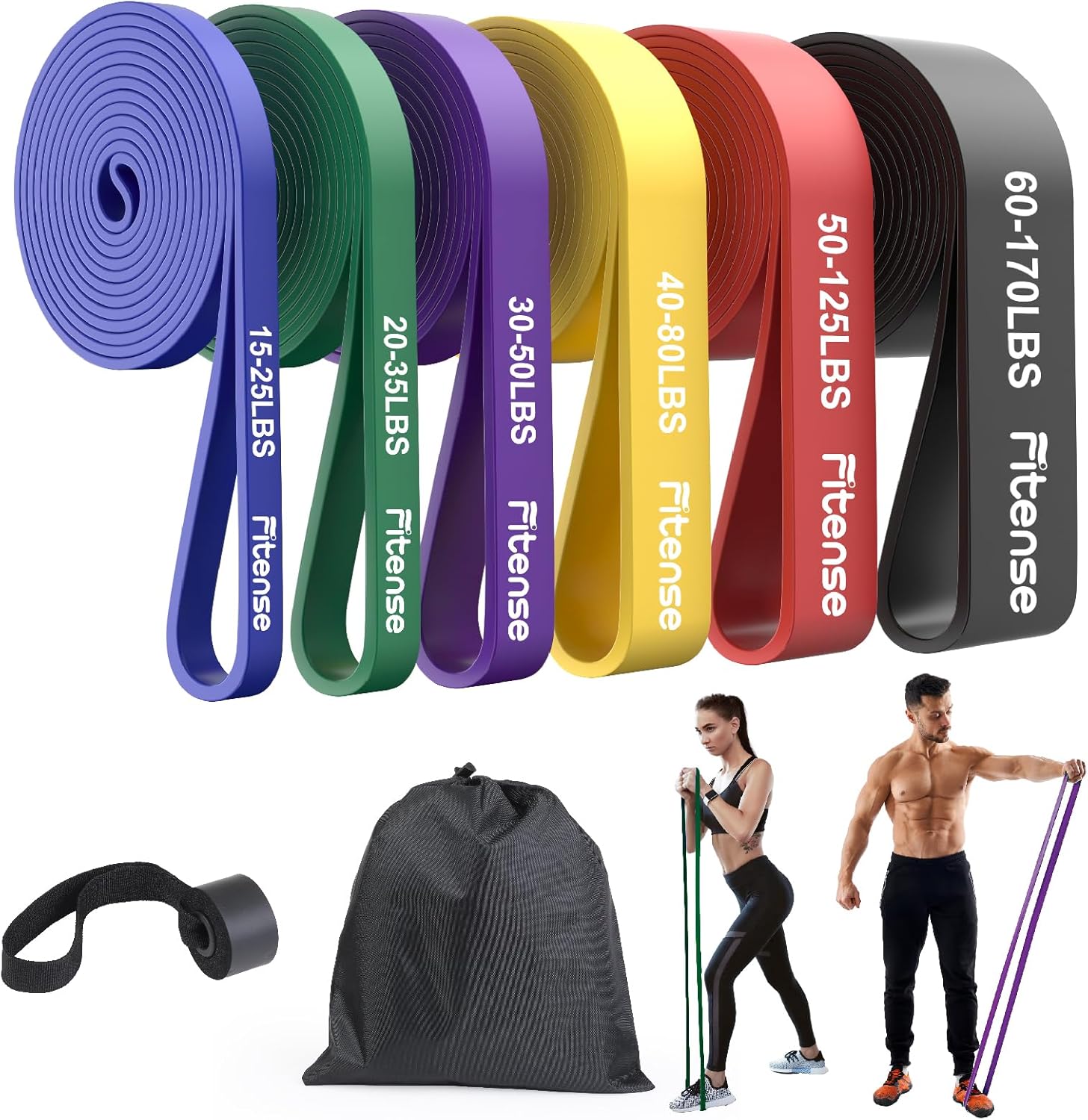 Resistance Bands Set for Pull Up Assist and Total Body Training