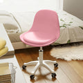 Small Desk Chair Cute Armless Task Vanity Chair with Soft Padded