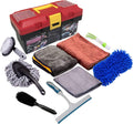 Car Cleaning Tools Kit for Detailing Interiors - Complete 10Piece Wash
