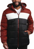 Perry Ellis Men's Hooded Puffer - Weatherproof Winter Coat