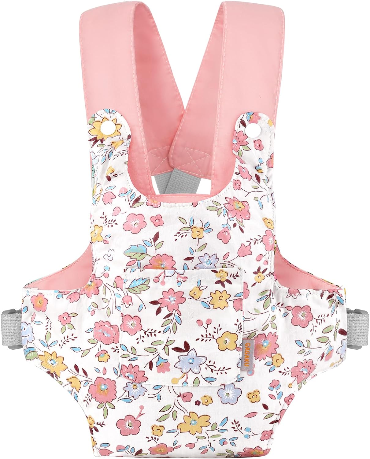 GAGAKU Baby Doll Carrier - Hands-Free Fun for Kids! Pink
