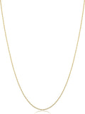 10k Yellow Gold Rope Chain Necklace - Barely-There 14in