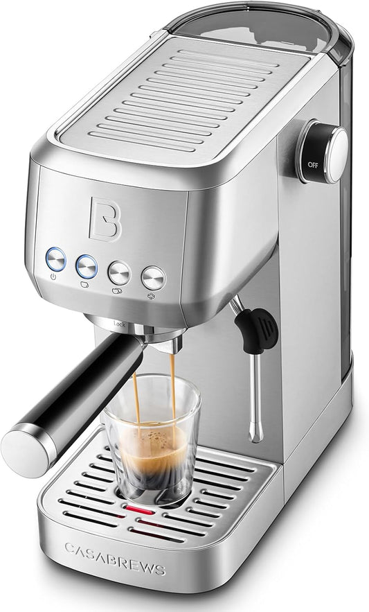 Essential Espresso Machine with Steam Frother for Home Use
