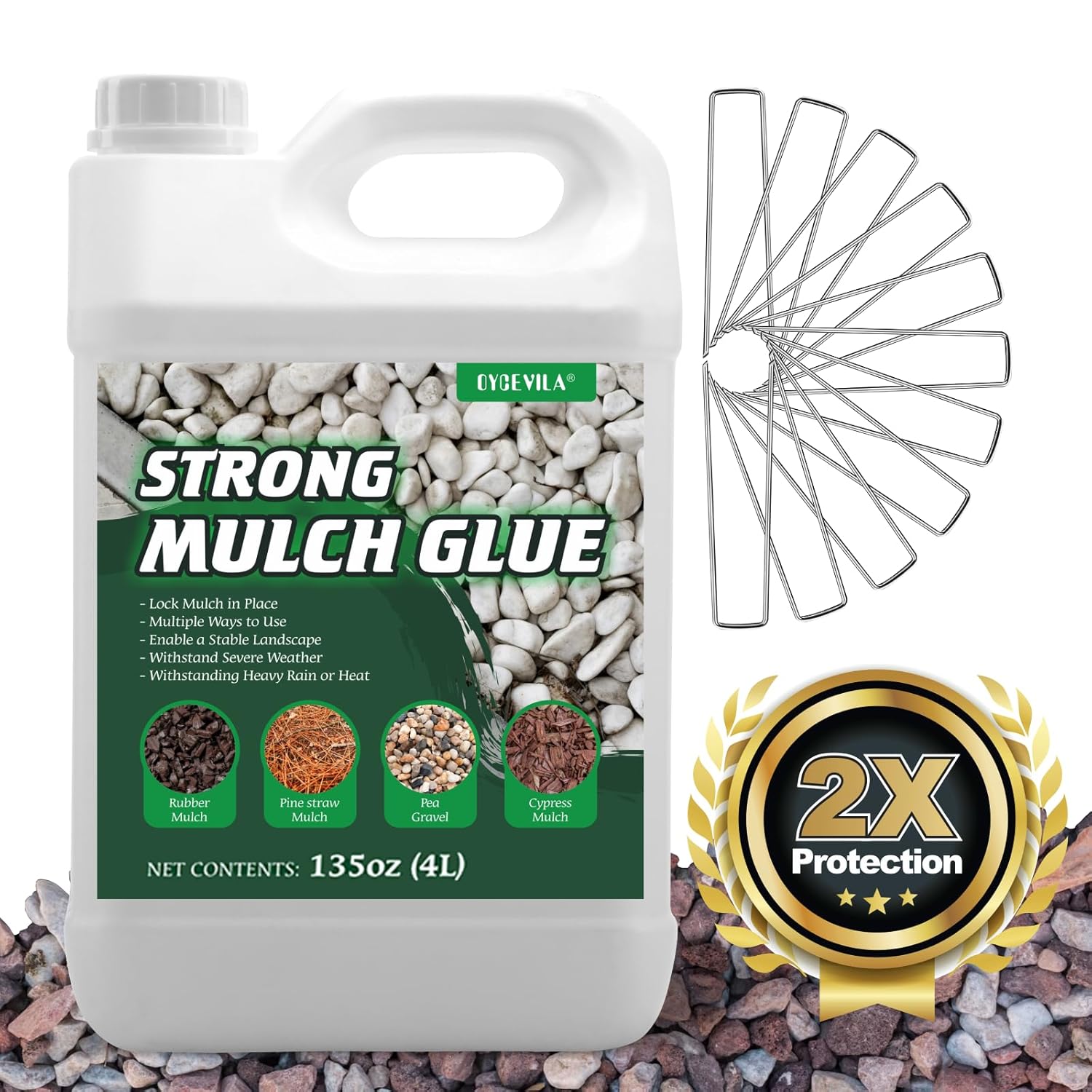 Heavy-Duty Mulch Glue for Long-Lasting Garden Projects