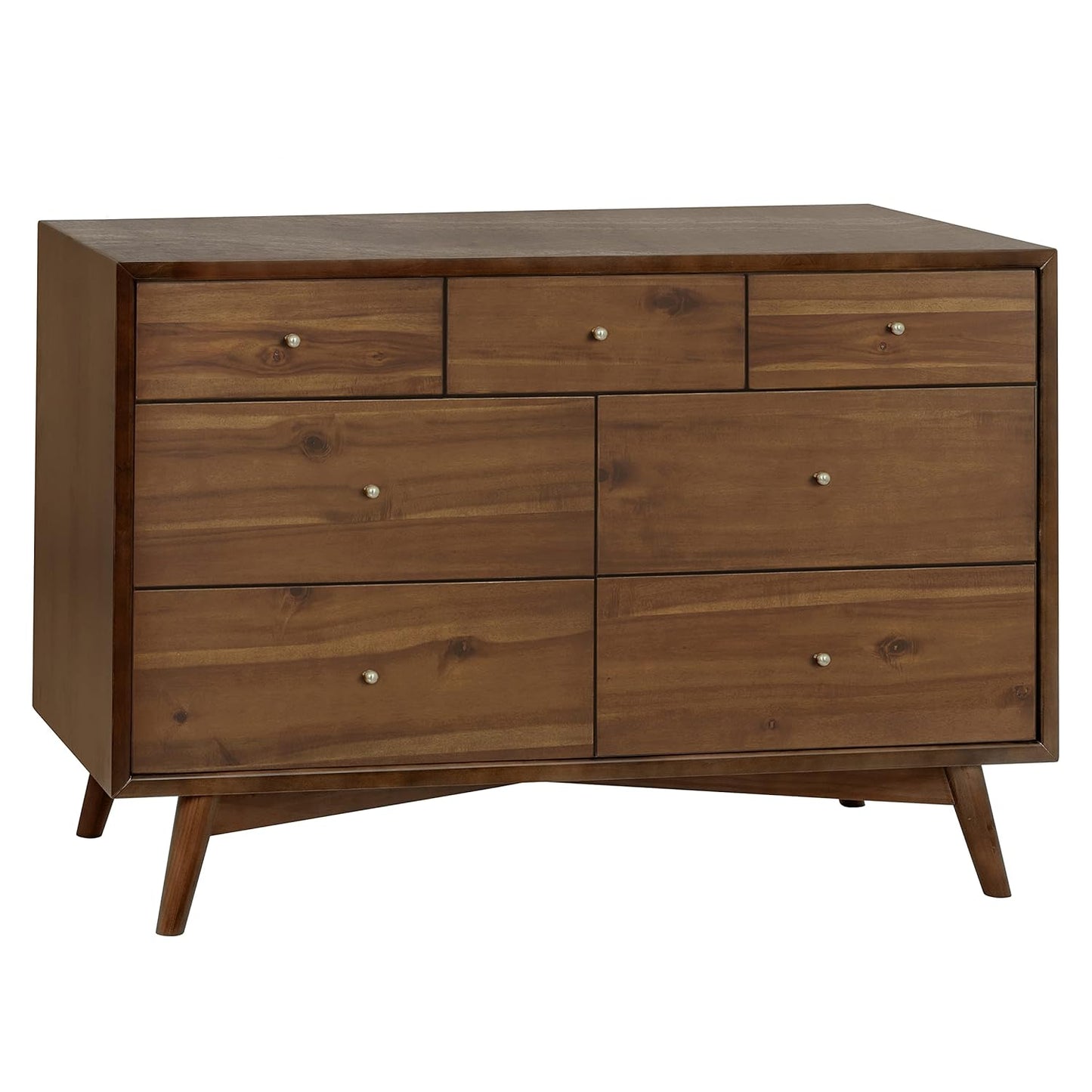 Babyletto Palma 7-Drawer Dresser in Natural Walnut for Nursery