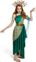 Girls Medusa Costume Dress Set - Complete Halloween Role Play