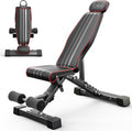 Yoleo Adjustable Weight Bench 660LB Capacity - Fast Fold, Spine