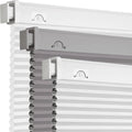 Cordless Cellular Shades 32 in x 64 in Blackout - No Drill Install