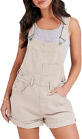Overalls for Women Denim Shorts Overalls - Casual Loose Fit