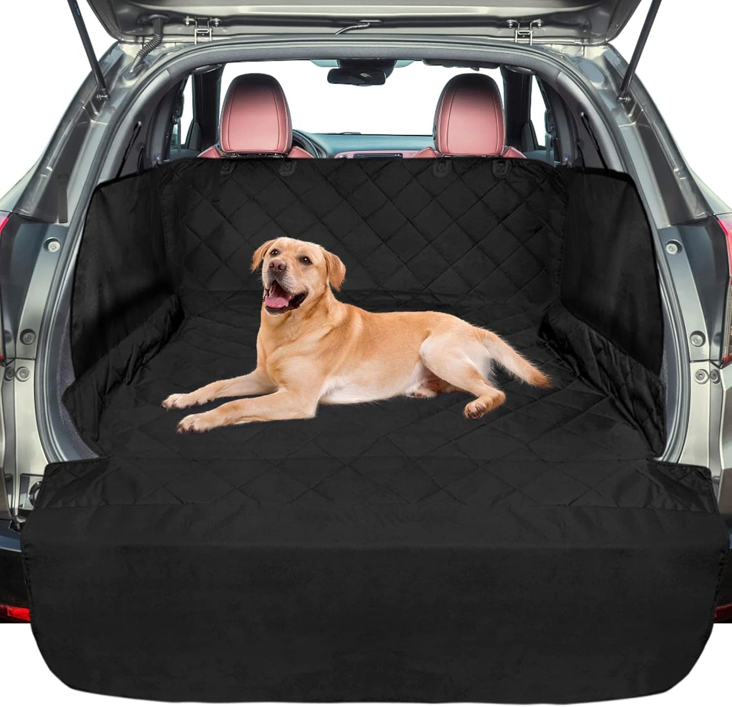 F-color SUV Cargo Liner for Dogs - Waterproof Pet Cargo Cover