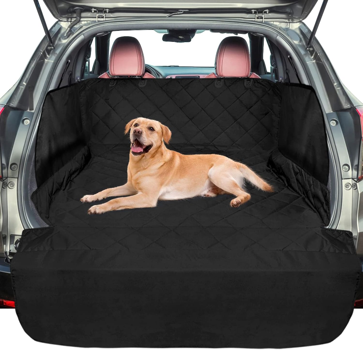 F-color SUV Cargo Liner for Dogs - Waterproof Pet Cargo Cover