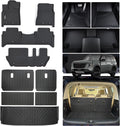 Floor Mats for Nissan Armada 2025 8 Seats - Custom TPE 9PC Set