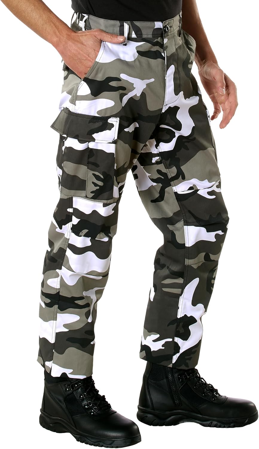 Rugged Tactical BDU Pants for Outdoor Hiking and Work Uniform