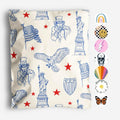 10x13 Poly Mailers American Patriotic Design - Durable Waterproof
