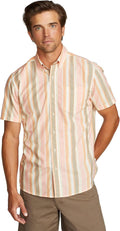 Eddie Bauer Mens Printed Baja Shirt - Lightweight Comfort Short-sleeve