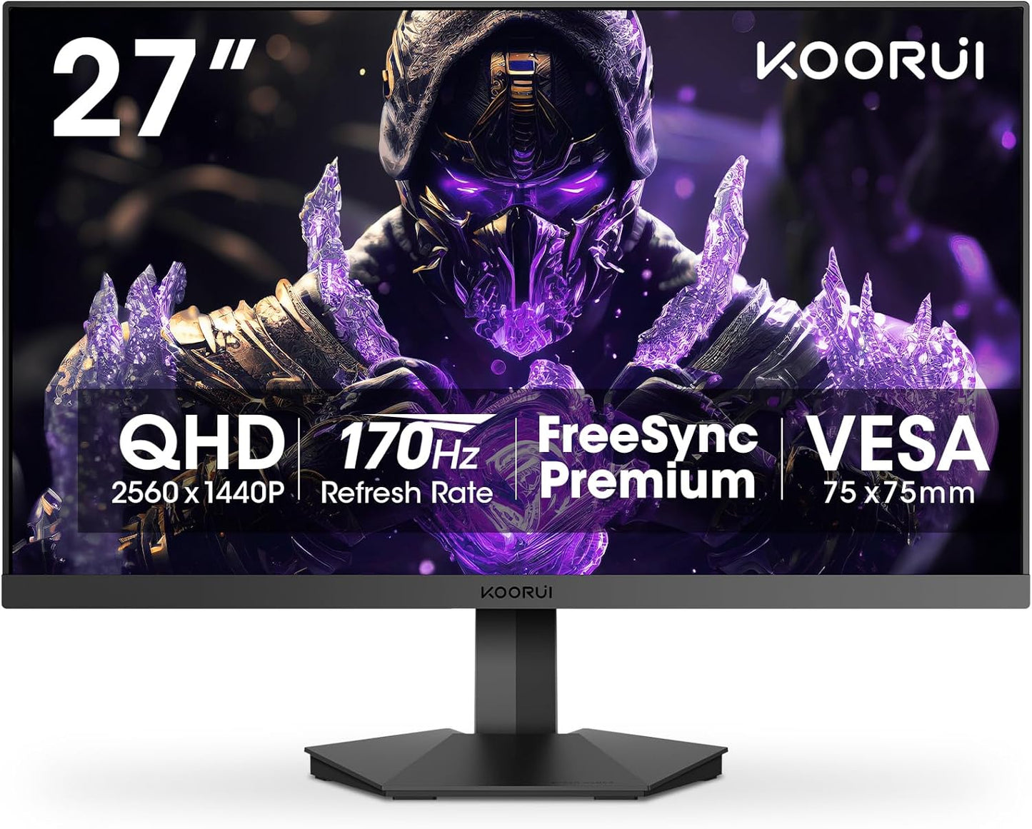 Immerse in Peak Performance with KOORUI 27 1440P Gaming Monitor