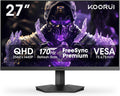 KOORUI 27in 1440P QHD HDR Gaming Monitor GN03 - 170Hz Performance