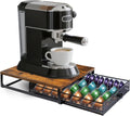 Coffee Pod Holder Drawer Organizer Vertuo Capsules Storage - Rustic
